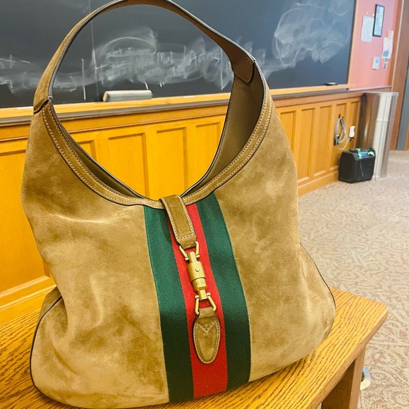🔥🔥Gucci Borsa Soft Suede Jackie Bag - Picture 1 of 11